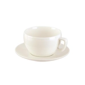 Crema Filxhan caji porcelan me pjate