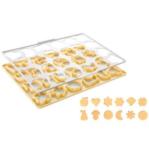Delicia Forma tradicionale plastike per 24 biskota