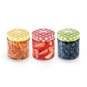 Della Casa Set kavanoze per ruajtje ushqimi 700 ml 3 cp