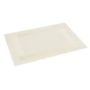 Flair Frame Cope plastike personale per tavoline krem 45x32cm
